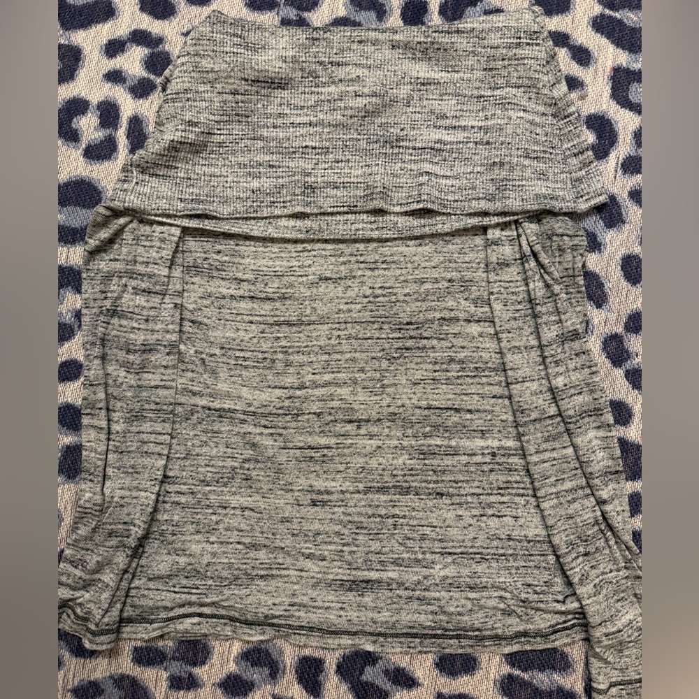 Three Dots Gray Knit Sweater